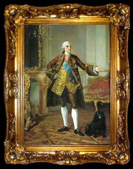 framed  Laurent Pecheux Portrait of Philip of Parma, ta009-2
